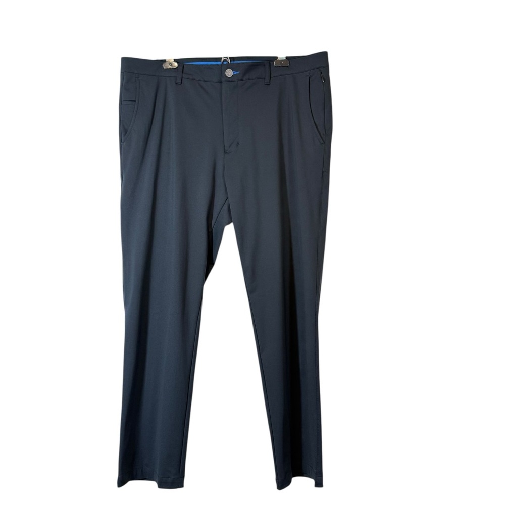Twillory Performance Pants Mens 38X29 Tailored Golf Chino Commute Black Straight